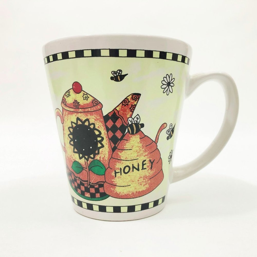 EUC Honey Bee Hive Coffee Pot Coffee Mug Cup